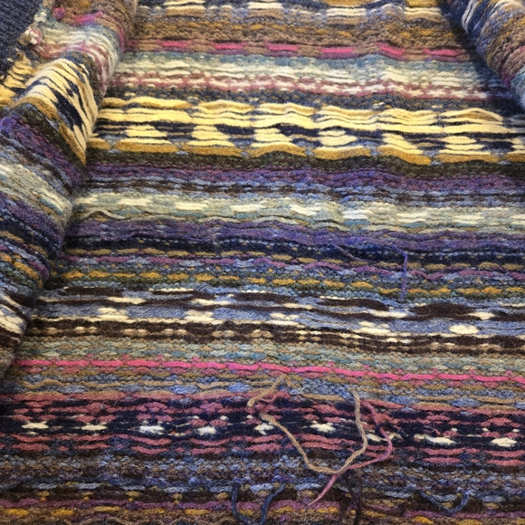 L.L. Bean Wool Sweater Sheep And Geese Animal SIZE LARGE VINTAGE (Few FLAWS)RARE - Picture 5 of 12